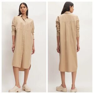 Everlane The Midi Cotton Shirt Dress. Size XL. NWT.